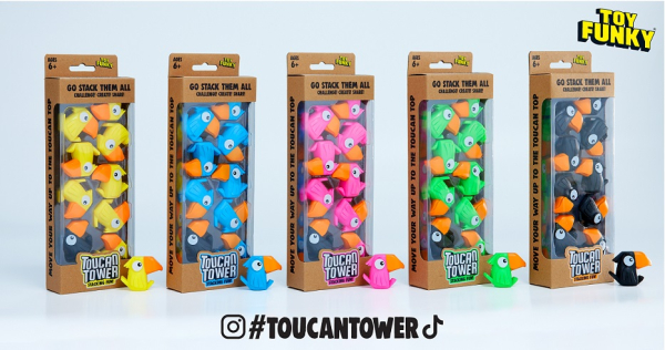 Toucan Tower Stacking Fun