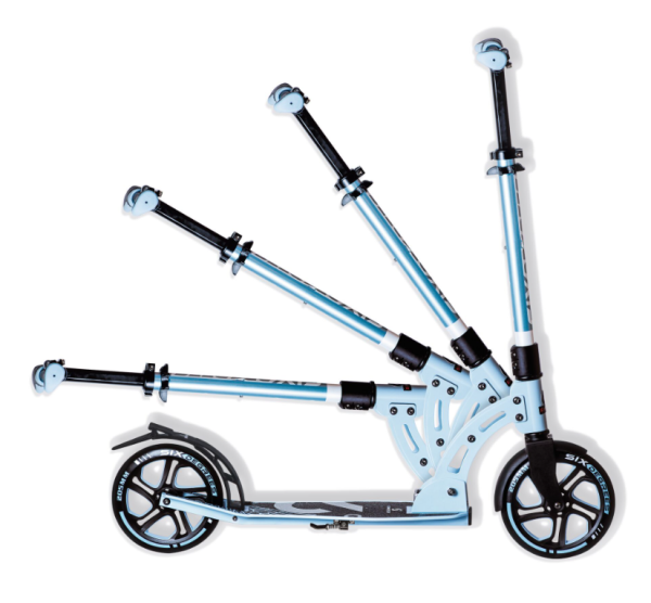 SIX DEGREES Aluminium Scooter 205 mm pastellblau