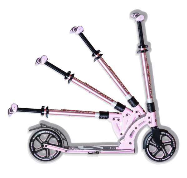 SIX DEGREES Aluminium Scooter 205 mm pastellrosa