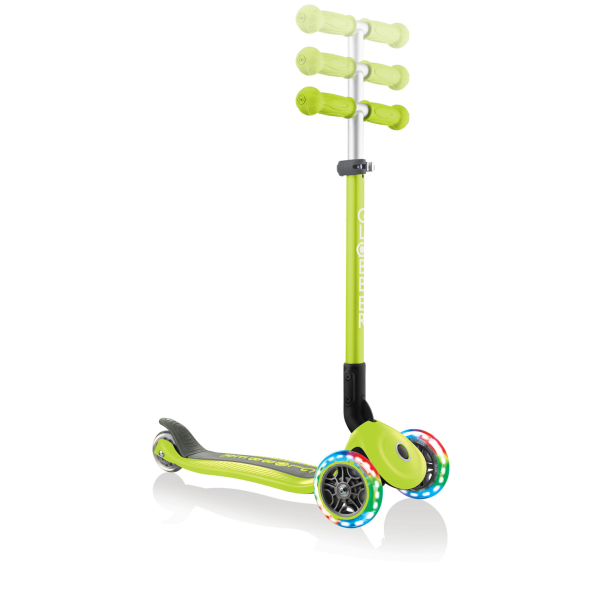 GLOBBER PRIMO FOLDABLE LIGHTS MIT LEUCHTROLLEN in Lime Green