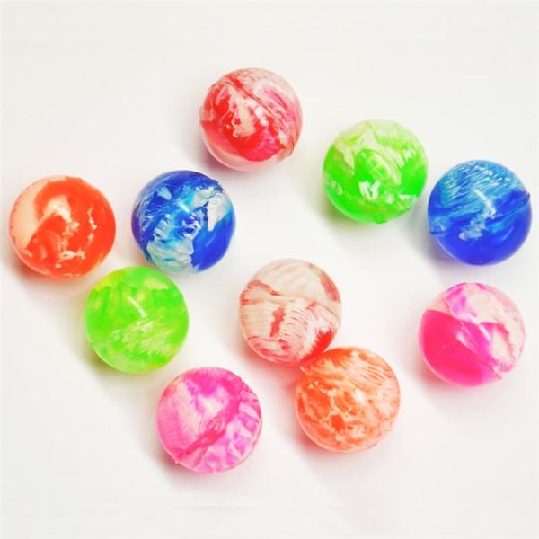 Bouncerz, Multicolor Flummis, 10er Set, Bälle im Netz, 25mm