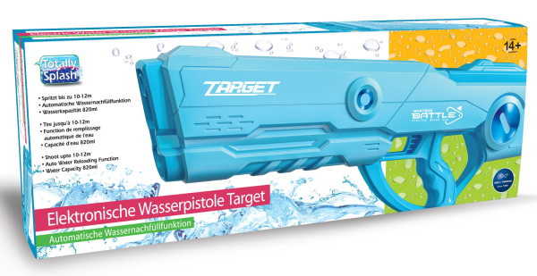 Totally Splash Elektronische Wasserpistole Target