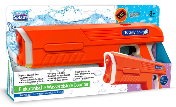 Totally Splash Elektronische Wasserpistole Counter