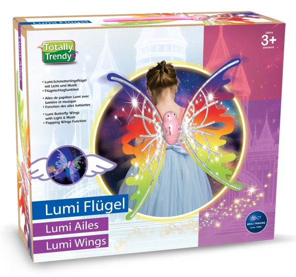 Totally Trendy Lumi Flügel mit Licht und Sound