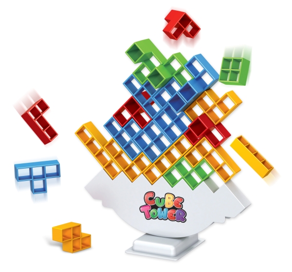 Totally Trendy Tetra Tower balancier Game