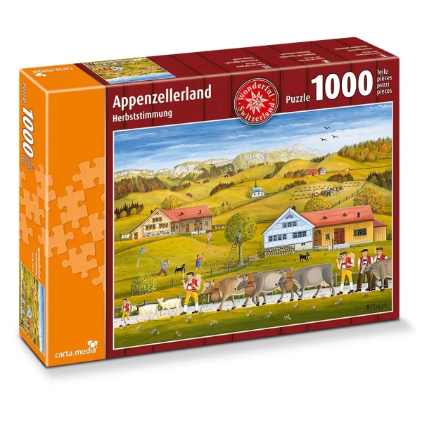 Appenzellerland – Herbststimmung 1'000 Teile Puzzle