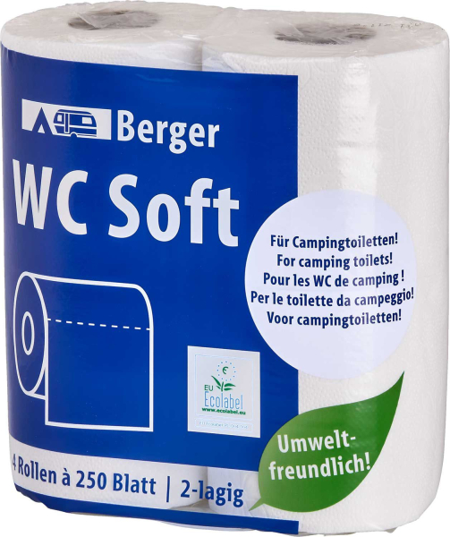 Berger WC Soft  4 Rollen Toilettenpapier