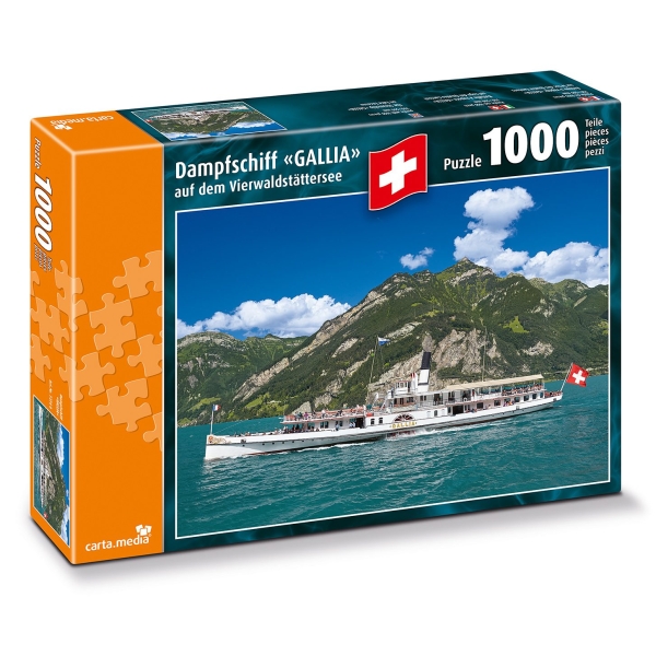 Dampfschiff „Gallia“ 1'000 Teile Puzzle