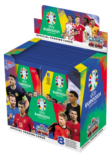 Topps Euro 2024 Sammelkarten 36er-Display