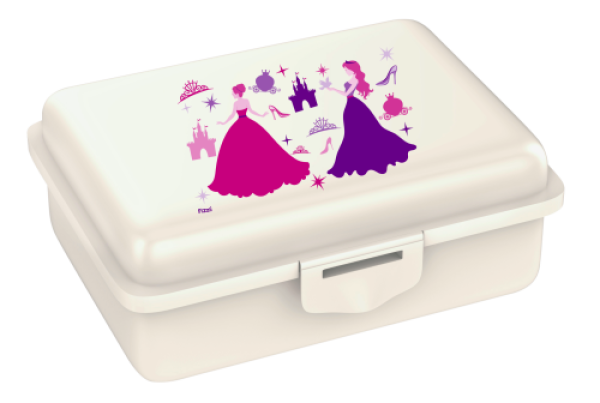 Fizzii Lunchbox mit Trennfach perlweiss, Prinzessin