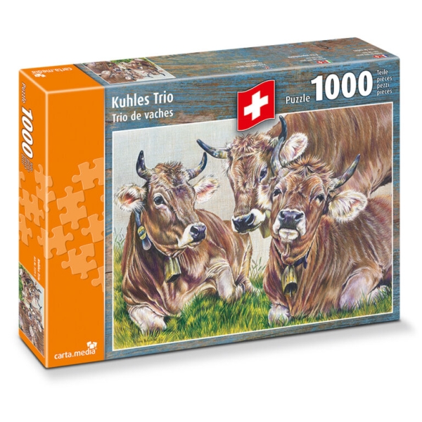 Kuhles Trio 1'000 Teile Puzzle