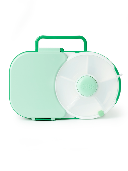 GöBe Lunchbox für Kinder mit Snackschleuder, Sage Mint