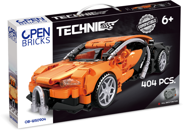 OPEN BRICKS - Sports Car Orange