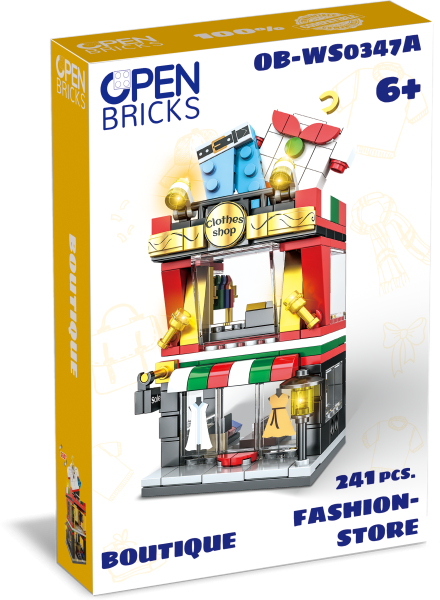 OPEN BRICKS - Boutique (Klemmbaustein-Set)