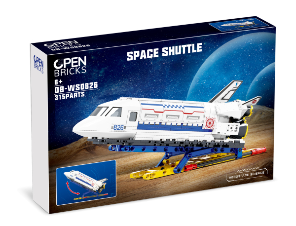 OPEN BRICKS - Space - Space Shuttle (Klemmbaustein-Set)