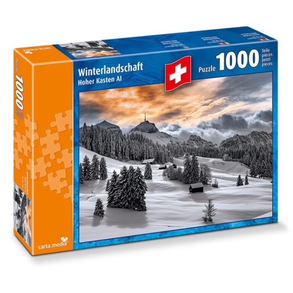 Winterlandschaft Hoher Kasten 1'000 Teile Puzzle