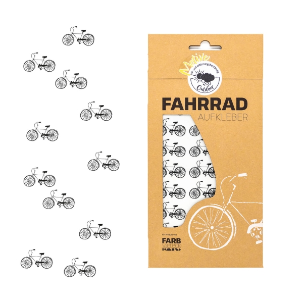 Fahrrad Motive Aufkleber / Sticker