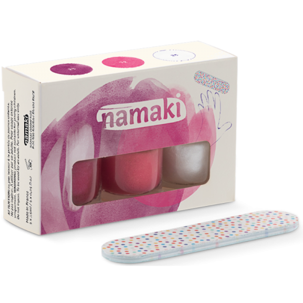 Namaki Kindernagellack 3er Set - Fruity Sorbet