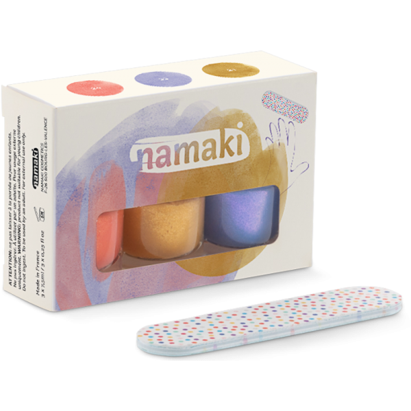 Namaki Kindernagellack 3er Set - Sunset