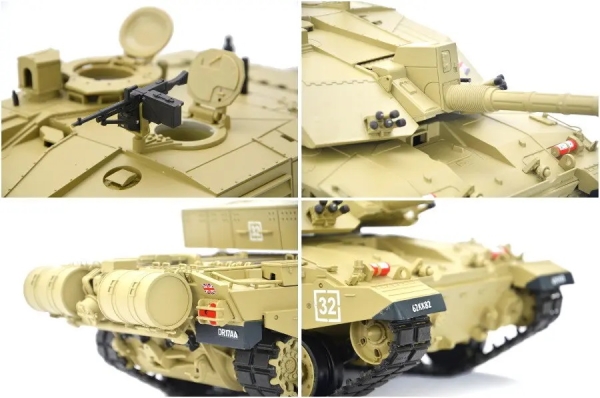 RC Panzer “Britischer Challenger 2” Heng Long 1:16 mit RS + Stahlgetriebe -2,4Ghz -V7.0