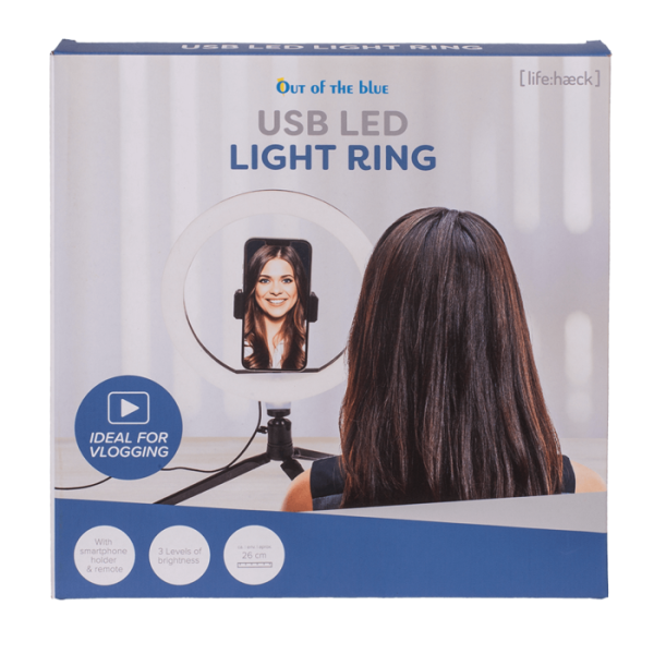 USB-LED Ring mit 3 Intensitäten